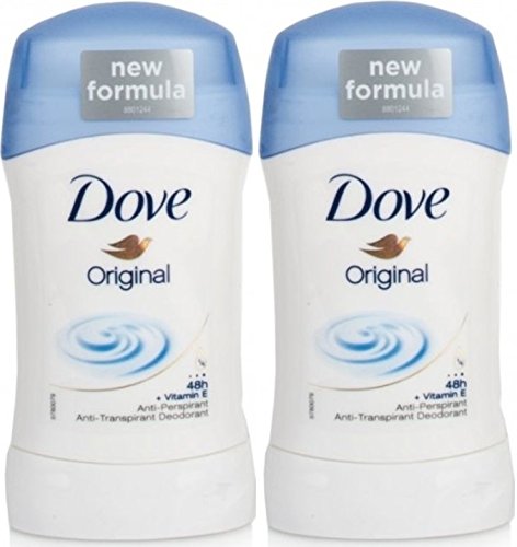 2 desodorantes antitranspirantes Dove Original Stick 40ml