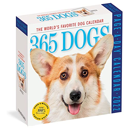 2022 365 Dogs Page-A-Day Calendar: The World's Favorite Dog Calendar