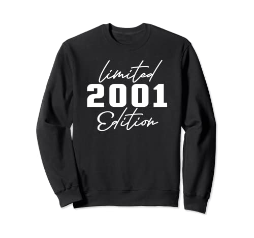 21st Cumpleaños, Limited 2001 Edition, Masculino Femenino, 21 Años Sudadera