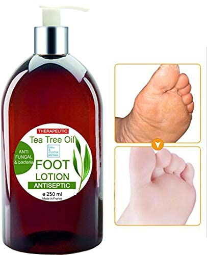 2en1 Crema Anti Hongos Uñas Crema de Pies Hidratante Anti Olor Pies con Aceite de Árbol de Té Potente Anti fungal 250 ml