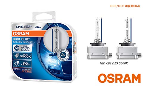 2x DUO BOX D1S OSRAM XENARC COOL BLUE INTENSE 5500K 66140CBI-HCB PK32d-2 XENON 35W