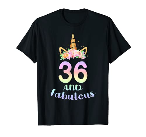 36 y fabuloso regalo de 36 años de edad 36 años de edad Camiseta