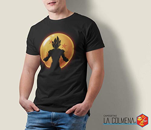 4523-Camiseta Premium,Super Saiyan Hero (ddjvigo)-L