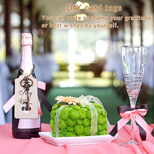 50pcs abridor de botellas con llave maestra de favores de la boda, abridor de botellas con llave maestra vintage para regalos de boda(Bronce)