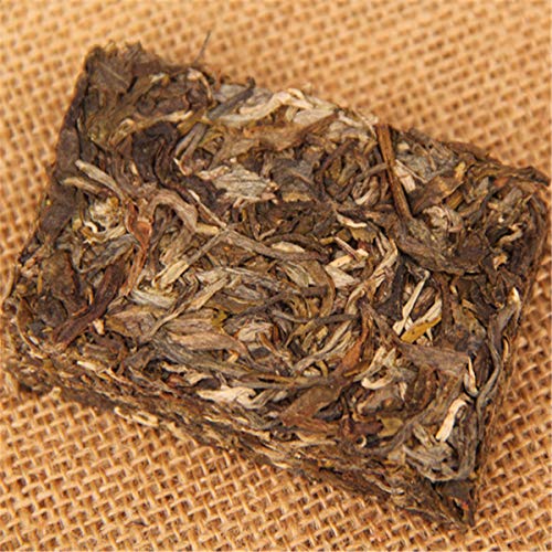 55g （0.121LB） Té Pu'er maduro Té Puer viejo Té Yunnan Mini Brick Ladrillo plateado Té negro Té negro Pu-erh cocido Té Pu erh Té chino Té Puerh saludable Té rojo Verde Buena Shu cha