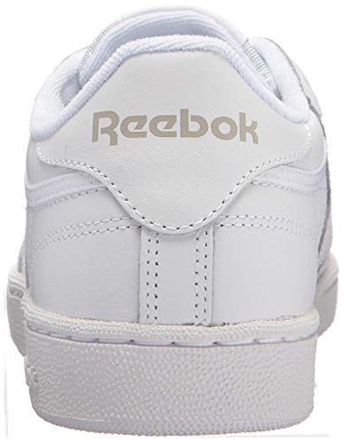 (7.5 B(M) US, White/Light Grey) - Reebok Women's Club C 85 Running Shoe