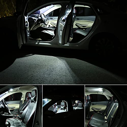 9 Uds. Bombillas de luz LED para Coche sin Error, Kit Interior de 12V, cúpula de Mapa, lámpara de matrícula para Maletero, para Hyundai Genesis Coupe 2010-2012