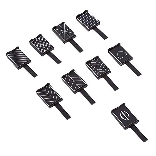 9Pcs/Set 3D Cat Eye Magnetic LED Polish Soak - 9Pcs/Set 3D Cat Eye Magnetic LED Polish Polish Soak Off UV Gel Magnet Stick Manicure Nail Art Tools