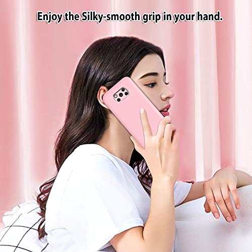 9X Funda para Xiaomi Poco X3 NFC/Poco X3 Pro, Carcasas Flexible Suave TPU Silicona Ultra Delgado Protección Caso(Rojo + Rosa Claro + Púrpura + Amarillo + Rosa Oscuro + Verde + Negro + Azul Oscuro)