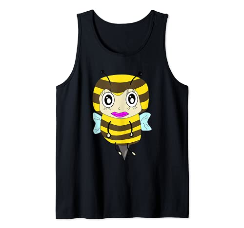 Abeja femenina busca colmena, apicultor de abejas. Camiseta sin Mangas