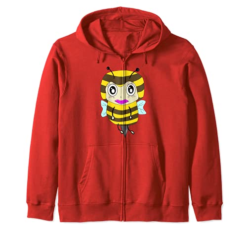 Abeja femenina busca colmena, apicultor de abejas. Sudadera con Capucha