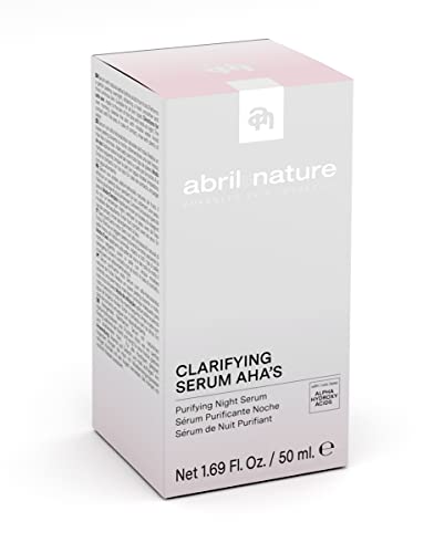 abril et nature Skin Clarifying Serun AHA's 50ml. Sérum purificante noche. Elimina impurezas e imperfecciones. 100% Vegano. Todo tipo de pieles.