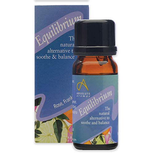 Absolute Aromas 'Equilibrium' Mezcla de Aceites Esenciales 10ml - una Mezcla de Aceites Esenciales de Incienso, Vetiver y Rosa para Aromaterapia y Difusores