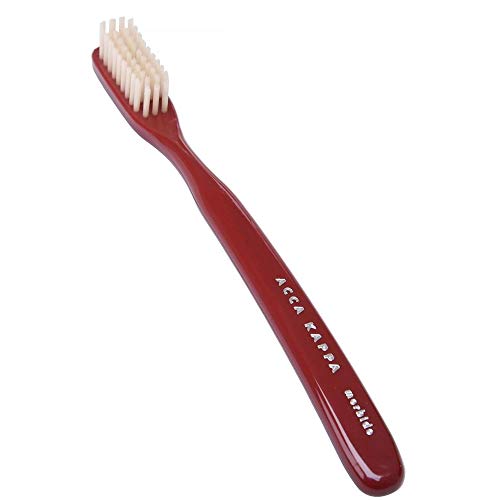 Acca Kappa Cepillo De Dientes Rojo Vintage Nylon Duro