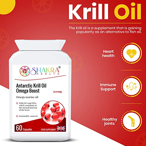 Aceite de Krill Antártico Omega Boost - Espiritualidad, ciencia y suplementos por Shakra Health