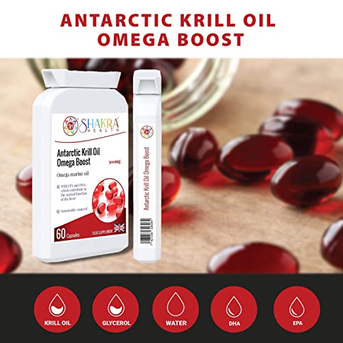 Aceite de Krill Antártico Omega Boost - Espiritualidad, ciencia y suplementos por Shakra Health