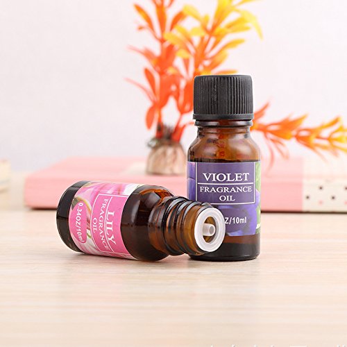 Aceite esencial humidificador de 10 ml, pura lavanda, rosa, limón, azucena, sándalo, sakura, violeta, té verde, océano, vainilla, fragancias Osmanthus y jazmín