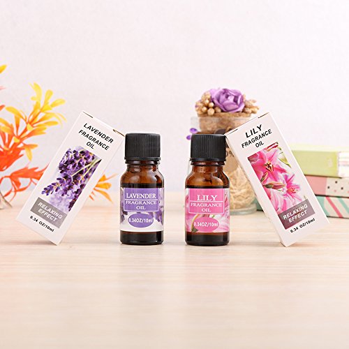 Aceite esencial humidificador de 10 ml, pura lavanda, rosa, limón, azucena, sándalo, sakura, violeta, té verde, océano, vainilla, fragancias Osmanthus y jazmín