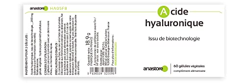 ÁCIDO HIALURÓNICO, PRODUCTO DE BIOTECNOLOGÍA * 100 mg / 60 cápsulas * Articulaciones (dolor de articulaciones, inflamación), Inmunitario (respiración), Piel (antiedad, hidratación), Visión