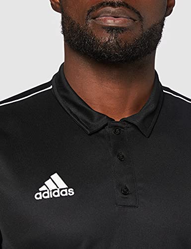 Adidas CORE18 POLO Polo shirt, Hombre, Black/ White, L