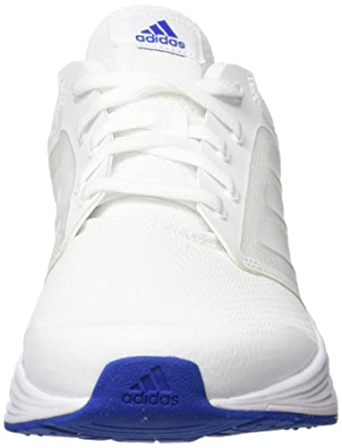 adidas Galaxy 5, Road Running Shoe Hombre, Cloud White/Cloud White/Team Royal Blue, 43 1/3 EU