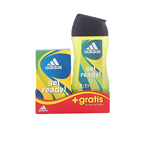 adidas Get Ready Man - Agua de colonia, 2 piezas, 200 gr