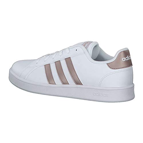 Adidas Grand Court K, Zapatillas, Multicolor Ftwwht Coppmt Glopnk 000, 36 2/3 EU