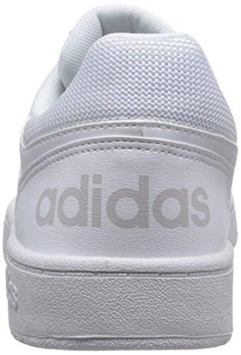 adidas Hoops 2.0, Zapatillas Hombre, Blanco (Footwear White/Footwear White/Grey 0), 42 EU