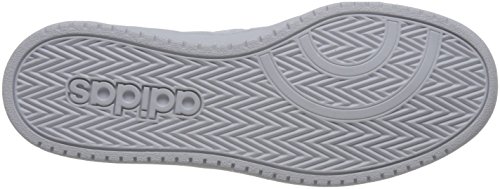 adidas Hoops 2.0, Zapatillas Hombre, Blanco (Footwear White/Footwear White/Grey 0), 42 EU