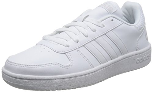 adidas Hoops 2.0, Zapatillas Hombre, Blanco (Footwear White/Footwear White/Grey 0), 42 EU