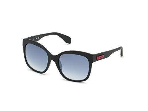 adidas OR0012 Gafas, Matte Black/Smoke Mirror, 54 para Mujer