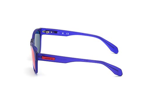 adidas OR0014 Gafas, Matte Violet/BLU Mirror, 54 Unisex Adulto