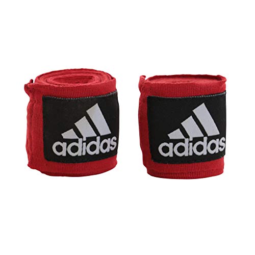 adidas Vendaje Boxing Crepe Bandage New AIBA Rules, Rojo, 5.7 x 4.5 m, ADIBP031