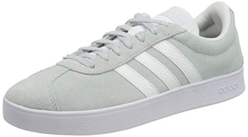 adidas VL Court 2.0, Sneaker Mujer, Halo Blue/Cloud White/Grey, 39 EU