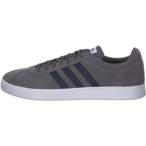 adidas VL Court 2.0', Zapatillas Unisex Adulto, Gris (Grey Four F17/Collegiate Navy/FTWR White), 42 2/3 EU