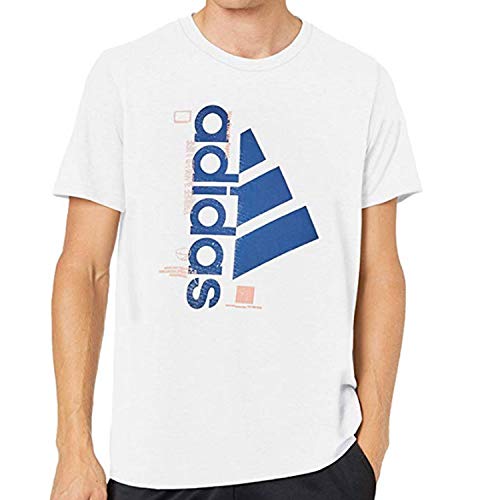 adidas Work In Progress Amplifier tee Manga Corta, Blanco, XX-Large para Hombre