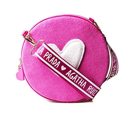 Agatha Ruiz de la Prada Bolso Bandolera Redonda Rosa