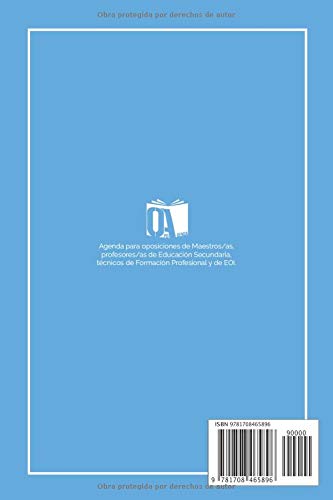 Agenda para opos de Docentes: Agenda oposiciones Maestros y Profesorado