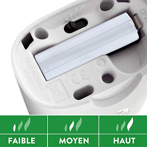 Air Wick Desodorisant Maison Freshmatic Max Huiles Essentielles Bois d'Ebène et Vanille, Diffuseur + Recharge