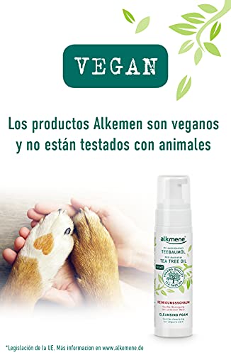 alkmene gel limpiador facial - espuma limpiadora para cara y cuerpo - Vegana, sin siliconas ni parabenos - cuidado de la piel para mujeres y hombres 3x 200 ml