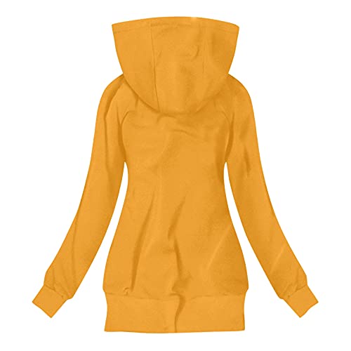 Alueeu Chaqueta para Mujer Moda Manga Larga con Cuello Redondo Estampado de Paisaje Jersey Informal de Primavera y Otoño Sudaderas con Cremallera Baratas Abrigo