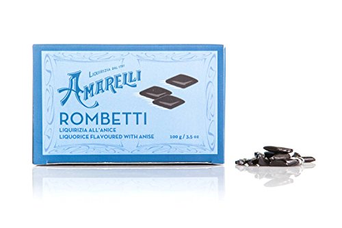 Amarelli - Regaliz Rombetti - Rombitos De Regaliz Con Anís - 100 gr