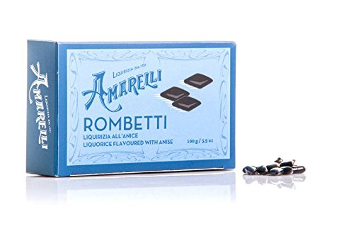 Amarelli - Regaliz Rombetti - Rombitos De Regaliz Con Anís - 100 gr