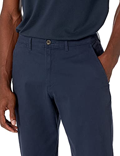 Amazon Essentials - Pantalones sueltos informales para hombre, color caqui, Azul (Navy), W40/L28