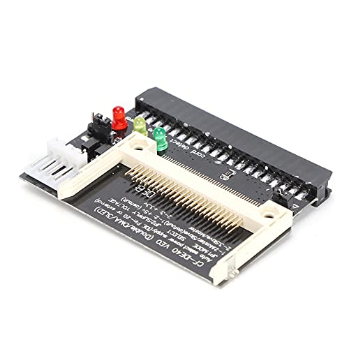 AMONIDA Lector de Tarjetas IDE, Tarjeta Adaptadora CF a IDE Interfaz IDE Hembra 5V bajo Consumo de Energía Lectura Rápida Adaptador CF a IDE con Conector IDE para Tarjeta de Memoria Flash