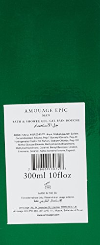 Amouage épica Gel de ducha 300 ml, 1 paquete (1 x 300 ml)