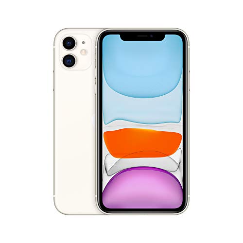 Apple iPhone 11 (64 GB) - Blanco (Incluye Earpods, Adaptador de Corriente)