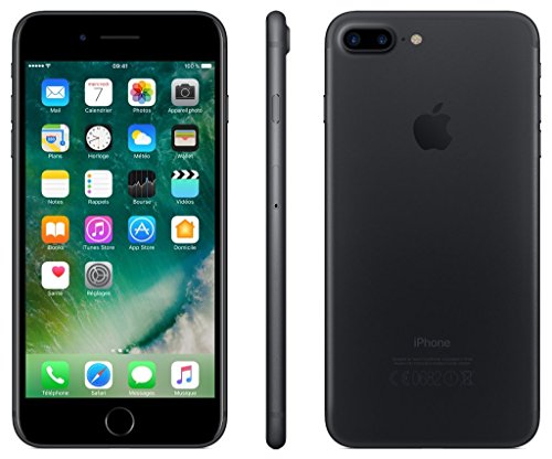 Apple iPhone 7 Plus SIM-Free Smartphone Black 128GB (Renewed)