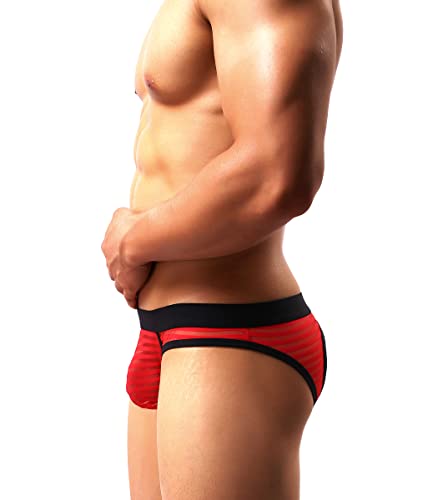 Arjen Kroos Jockstrap para Hombre Suspensorio Sexy Tanga Transparente Ropa Interior Thong