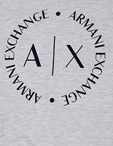 Armani Exchange 1st To Be Noticed Sweat Sudadera, Gris (B09B Heather Grey 3929), Small para Hombre